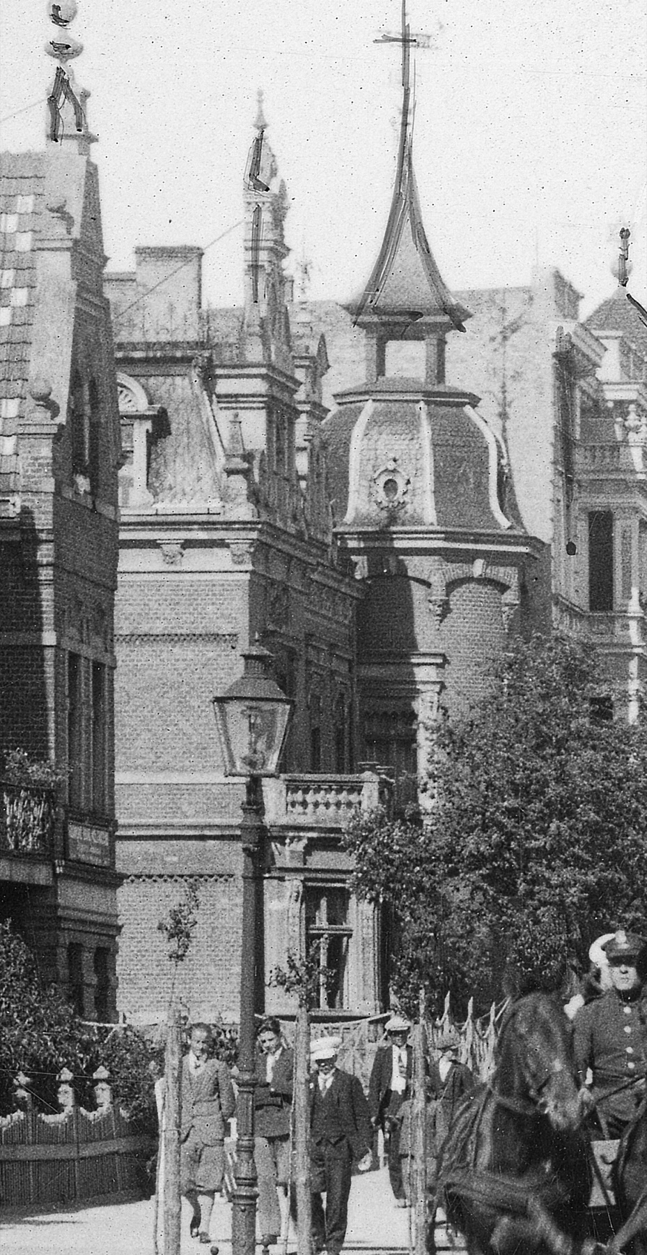 Detal architektoniczny wieżyczek Solankowej